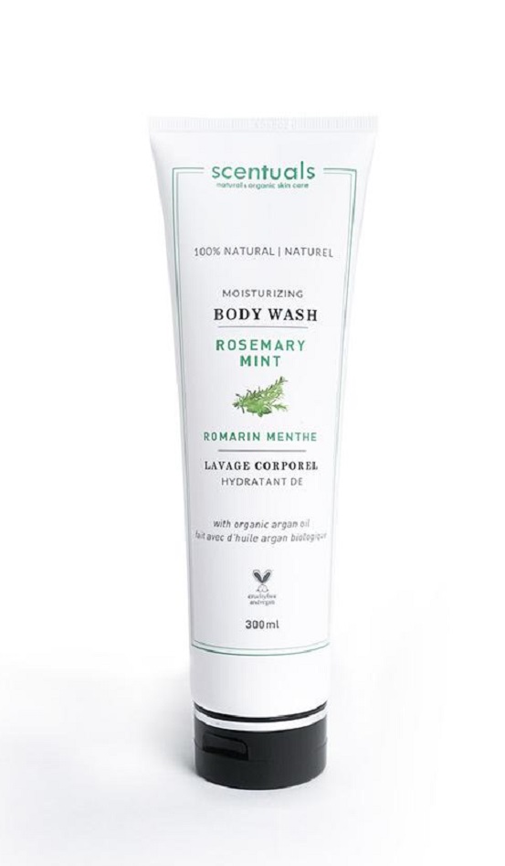 Scentuals Rosemary Mint Body Wash 500ml cut