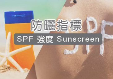 防曬指標(1) SPF強度 Sunscreen