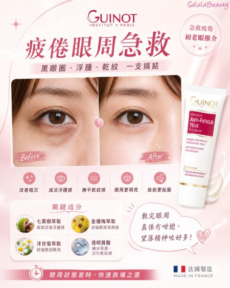 Guinot Anti Fatigue eye mask/ Instant Eye Mask 30ml