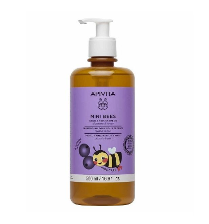 Apivita Mini Bees Gentle Kids Shampoo with Blueberry & Honey 500ml