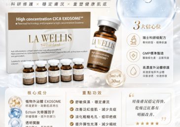 LA WELLIS 瑞士高濃度外泌體修護｜科研修護・穩定膚況・重塑健康肌底